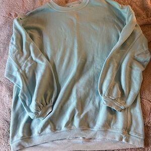 Aerie Soft Blue Knit Top